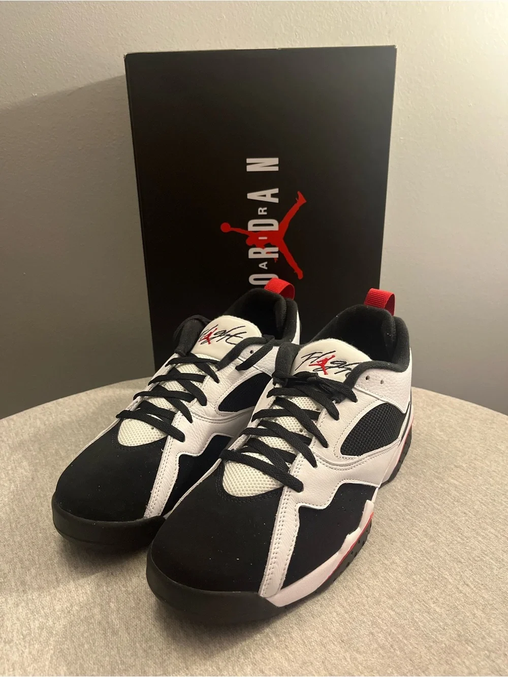 Nike Air Jordan MVP 92 White Black Gym Red Sneakers Men's Size 11.5 HQ3950-103